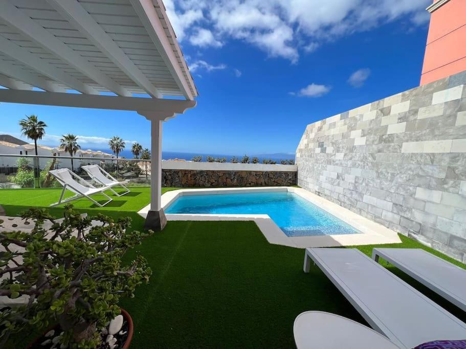 Villa Privada Con Piscina Tenerife Sur Aljaba 5 Chayofa Luaran gambar