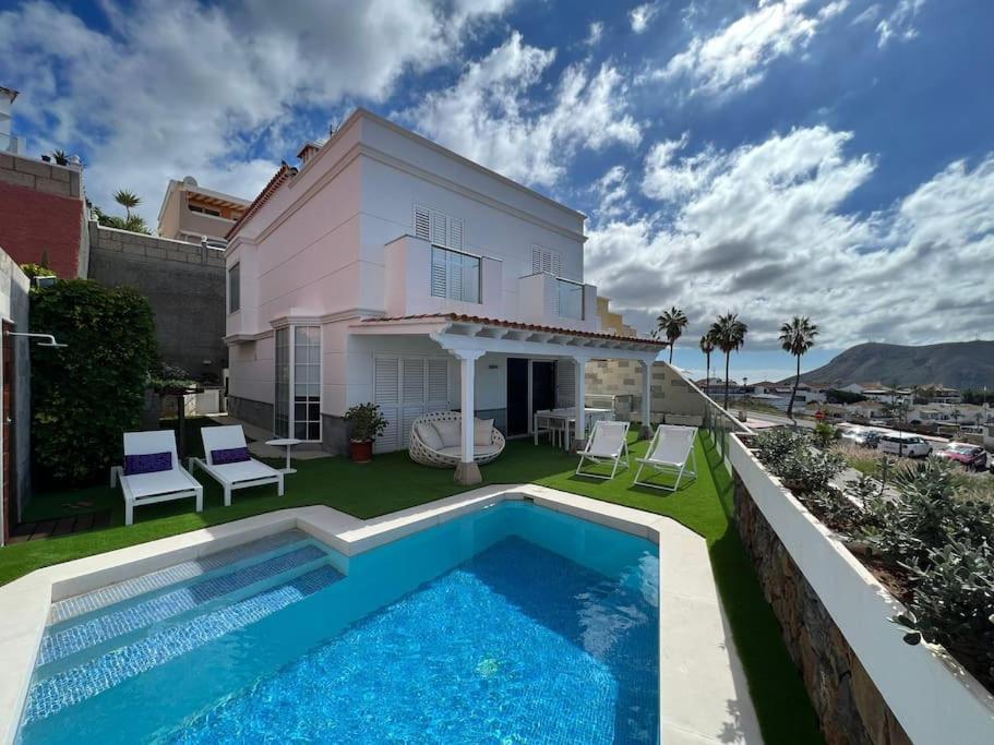 Villa Privada Con Piscina Tenerife Sur Aljaba 5 Chayofa Luaran gambar