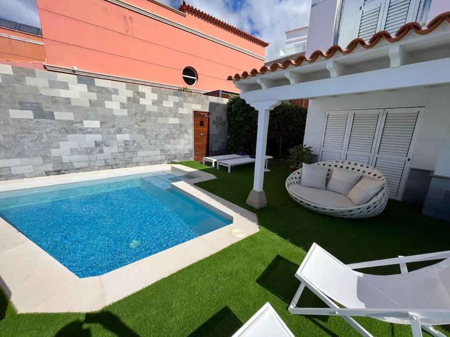 Villa Privada Con Piscina Tenerife Sur Aljaba 5 Chayofa Luaran gambar